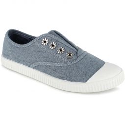 Azie Womens Embellished Slip On Casual and Fashion Sneakers