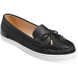 Remy Weekend Womens Leather Bow Boat Shoes