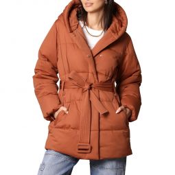 Womens Quilted Cold Weather Puffer Jacket