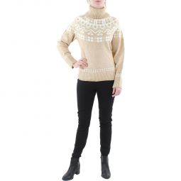 Womens Turtleneck Cozy Pullover Sweater