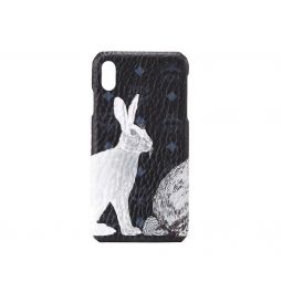 MCM Unisex Black Hide And Seek Bunny Visetos iPhone XS Max Case