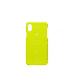 MCM Unisex Neon Yellow Visetos IPhone X / XS Cell Phone Case