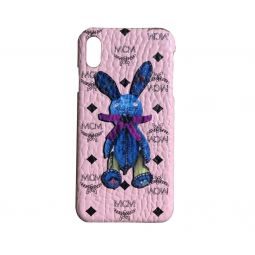 MCM Unisex Pink Bunny Rabbit Visetos IPhone XS Max Case