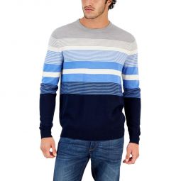Mens Wool Blend Crewneck Pullover Sweater
