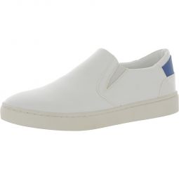Womens Faux Leather Slip-On Casual and Fashion Sneakers