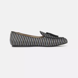 Charles Philip Silvie Camouflage Denim Loafers with Suede Mens Tassel