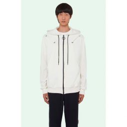 Off-White Elevated Casual Sweatshirt - Timeless Mens White