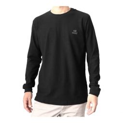 Diesel Sleek Cotton Crew-Neck Sweater With Logo Mens Detail