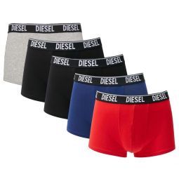 Diesel Essential Stretch Cotton Boxer Shorts Mens Quintet