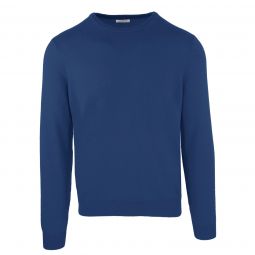 Malo Elegant Blue Wool-Cashmere Mens Sweater