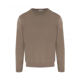 Malo Luxurious Italian Cashmere Round Neck Mens Sweater