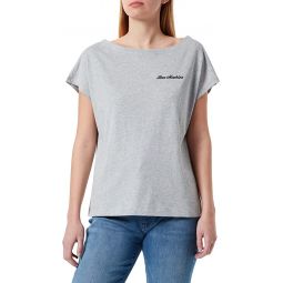 Love Moschino Gray Cotton Tops & Womens T-Shirt