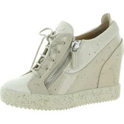 Lamay Lorenz Womens Wedge Velvour Casual and Fashion Sneakers