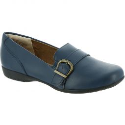 Array Womens Whitney Leather Buckle Loafers