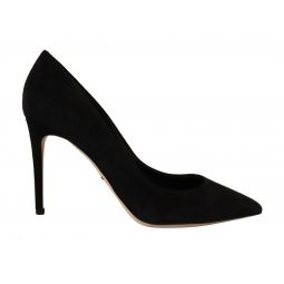 Dolce & Gabbana Elegant Suede Stiletto Heels Womens Pumps