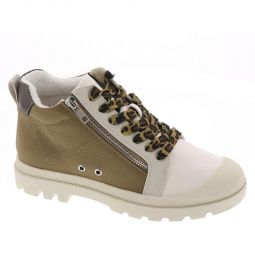 Parrott Womens Faux Leather Lifestyle Casual and Fashion Sneakers