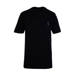 Emporio Armani Chic Black Cotton T-Shirt Classic Regular Mens Fit
