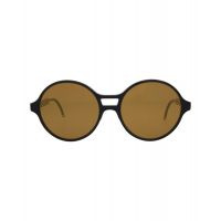 Thom Browne Unisex Round/Oval Navy w Dark Brown - Gold Mirror - AR Fashion Designer Eyewear
