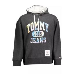 Tommy Hilfiger Black Cotton Mens Sweater