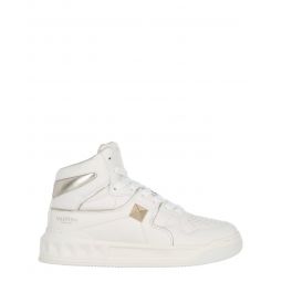 Valentino Womens One Stud High-Top Sneaker