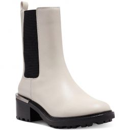 Kourtly Womens Lugged Sole Mid-Calf Boots