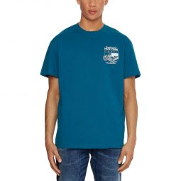 New York Mens Cotton Crewneck Graphic T-Shirt