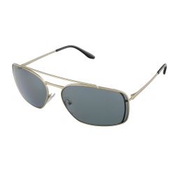 Prada Silver Rectangular PR 64VS 1BK5Z1 Sunglasses