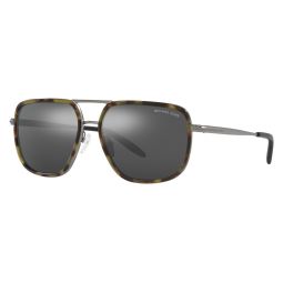 Michael Kors Mens MK1110-10026G Del Ray 59mm Matte Gunmetal Sunglasses