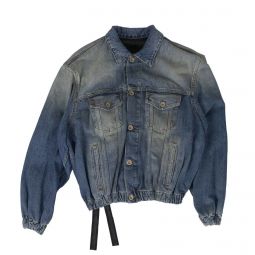 UNRAVEL PROJECT Blue Cotton Oversized Denim Jacket