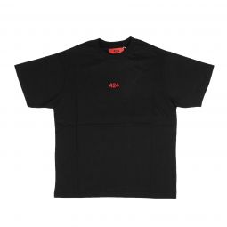 424 ON FAIRFAX Black Logo Cotton Short Sleeve T-Shirt