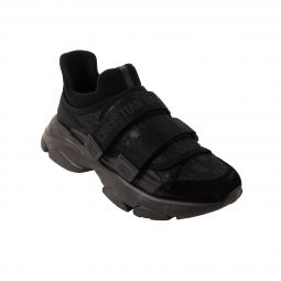 DIOR Black Oblique Technical Fabric D-Wander Sneakers