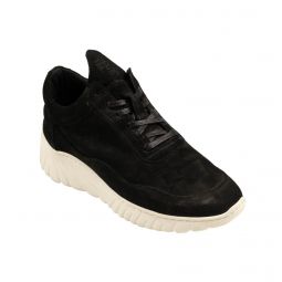 FILLING PIECES Black Suede Roots Runner Sneakers