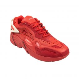 RAF SIMONS Red Leather Cyclon 21 Sneakers