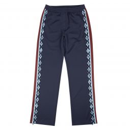 VALENTINO Blue Technical Foulard Archive Cotton Pants