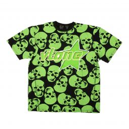 VLONE Black & Green Crypt Short Sleeve T-Shirt