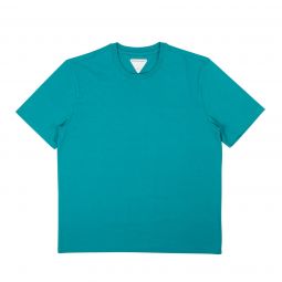 BOTTEGA VENETA Blue Sunrise Cotton Short Sleeve T-Shirt
