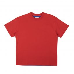 BOTTEGA VENETA Red & Blue Double Layer Short Sleeve T-Shirt