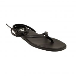 OFF-WHITE C/O VIRGIL ABLOH Black Zip Tie Flat Sandals