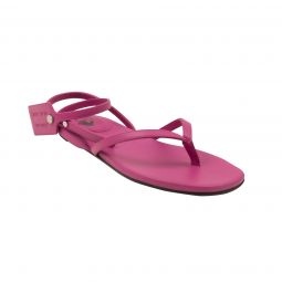 OFF-WHITE C/O VIRGIL ABLOH Pink Zip Tie Flat Sandals
