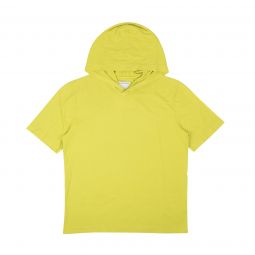 BOTTEGA VENETA Yellow Lemon Hooded Short Sleeve T-Shirt