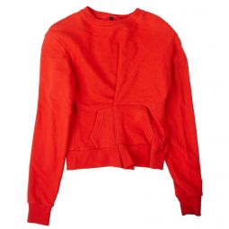 UNRAVEL PROJECT Red Folded Detail Sweater