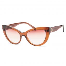 Versace Womens VE4388-53240P54 Fashion 54mm Transparent Brown Sunglasses