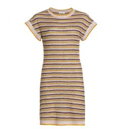 See By Chloe Textured Summer Striped Lurex Knit 9Ca-Multi
