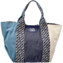 See by Chloe Womens Laetizia Tote, Royal Navy, Blue, One Size