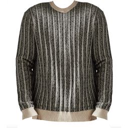 Ted Baker Mens Buzzad Black White Textured Pullover Sweater