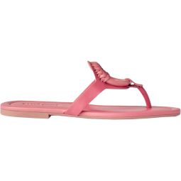 See by Chloe Womens Medium Pink Flat Thongs Sandals