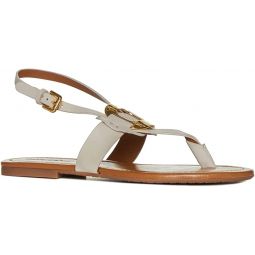 See by Chloe Chany Natural White Flat Thong Sandals Shoes