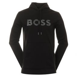 Hugo Boss Black Soddy Mirror Logo Hoodie Sweatshirt
