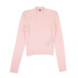 UNRAVEL PROJECT Pink Cashmere Destroyed Detail Sweater