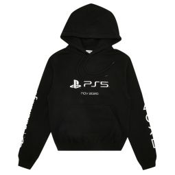 Balenciaga x PS5 Womens Cotton Hoodie Sweatshirt in Black